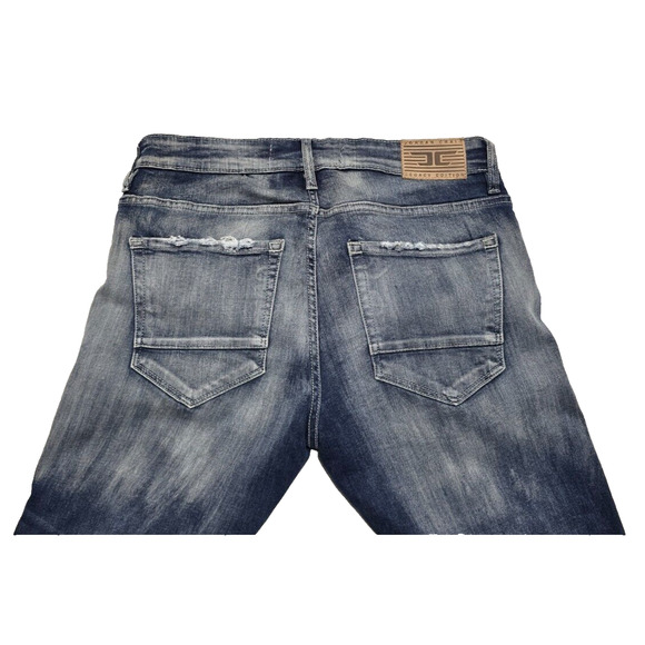 Jordan Craig Legacy Edition Sean Jeans 34x32 Distressed Stretch Ribbed Stripe - Picture 8 of 10
